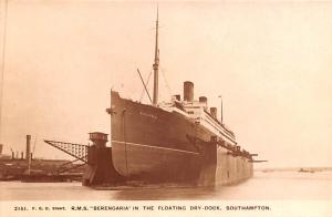 RMS Berengaria Southampton White Star Line Cunard Printed Photo Ship Unused 