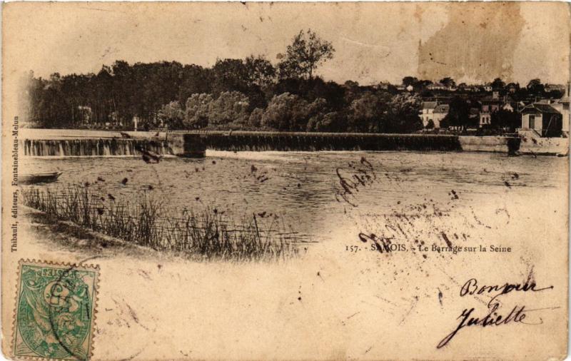 CPA SAMOIS - Le Barrage sur la SEINE (249382)