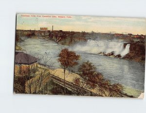 Postcard American Falls from Canadian Side, Niagara Falls, New York