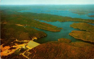 Arkansas Blakely Mountain Dam and Lake Quachita North Of Hot Springs