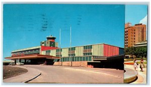 1966 Fort Worth From Burk Burnett Park Fort Worth Texas TX Vintage Postcard