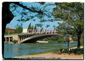 Postcard Modern Joinville le Pont (Val de Marne) The bridge Joinville