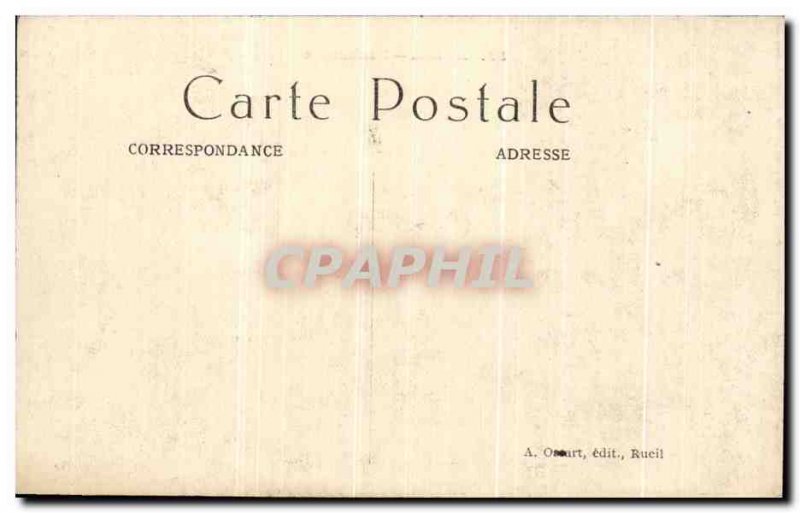Old Postcard Rueil Panorama