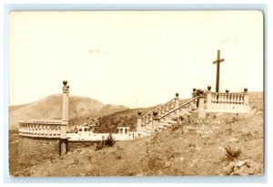 Loma DE La Cruz Cadilla Catocica Holguin Cuba Real Photo RPPC Postcard (A10)