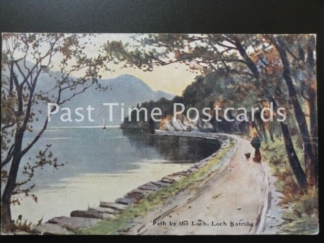 c1905 - Path by the Loch Katrine