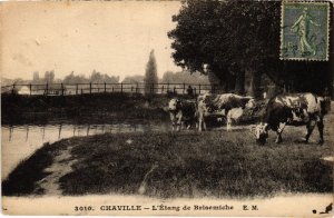 CPA CHAVILLE L'Etang de Brisemiche (1323027)