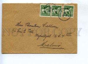 273233 SWEDEN 1938 year Malmo real post COVER