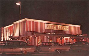 LULU BELLE Scottsdale, AZ Roadside Restaurant-Bar Night c1960s Vintage Postcard