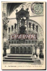 Old Postcard Louvesc Interior of the Basilica Altar The Master