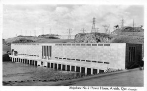 Arvida Quebec Canada Shipshaw Power House Real Photo Vintage Postcard AA83804