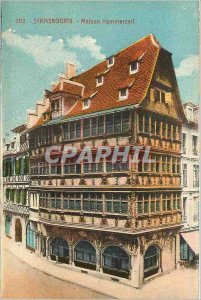 Postcard Old Strasbourg Maison Kammerzell