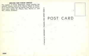 Maine Methodists Serving Our Paris Abroad Mission Work Postcard