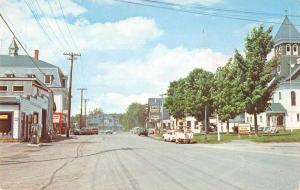 Greenville Maine Main Street Street Scene Vintage Postcard J73088