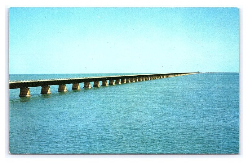 Seven Mile Bridge Key West Florida Postcard