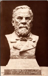 RPPC Pasteur Pastor of E Drouot bust Edit Mon Pinedo Paris Real Photo Postcard