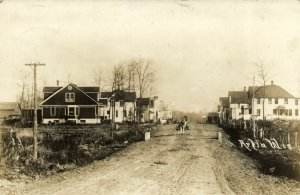 PC CPA US, WISCONSIN, ARKIN, STREET SCENE, VINTAGE REAL PHOTO POSTCARD (b5676)