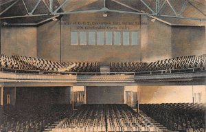 Hand Colored PC Interior of The U.T.C. Convention Hall in Salina, Kansas~119832