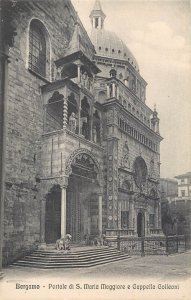 ITALY Bergamo Santa Maria Maggiore Colleoni chapel doorway