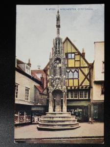 Hampshire: Winchester City Cross - Old Postcard by Photochrom G47221