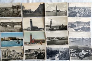 BU146 - Sweden - 110 Topographical postcards 