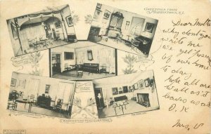 Multi View Morristown New Jersey Muchmore Stationer undivided 1906 Postcard 7104