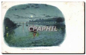 Old Postcard Paris Seine Vue Prize Du Pont Neuf