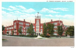 Saint Francis Academy Building Historical Landmark Joliet Illinois IL Postcard