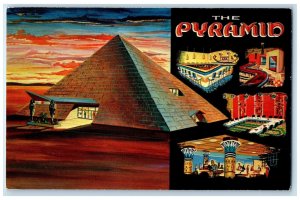 c1950's The Pyramid Americas Supper Club Egyptian Decor Beaver Dam WI Postcard