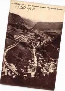 CPA MOREZ-Vue générale prise du Viaduc des Grottes (263868)