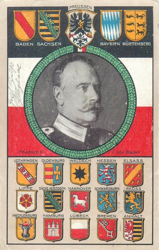 Frederick II of Bavaria heraldry crest German district blasons 1914 