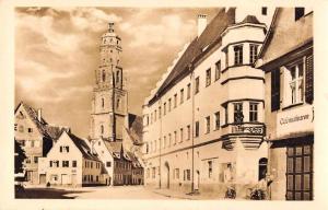 Norlingen Germany Street Scene Real Photo Antique Postcard J77929