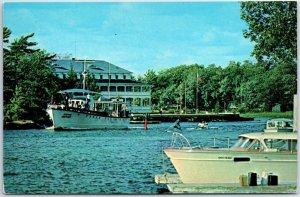 VINTAGE POSTCARD PENETANG 88 CONVERTED WARTIME FAIRMILE BOAT GEORGIAN BAY CANADA