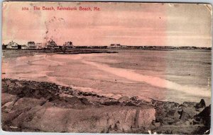 Postcard BEACH SCENE Kennebunk Maine ME AK6229