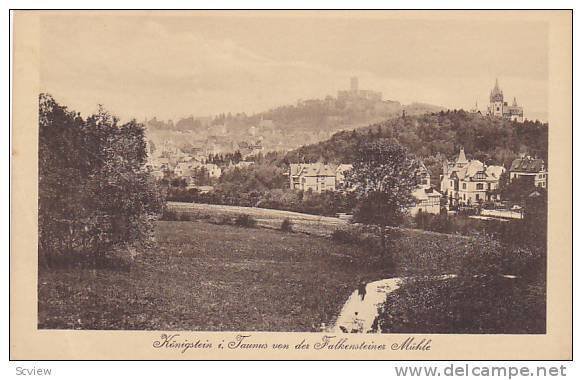 Königstein im Taunus Von Der Falkensteiner Muhle, Hesse, Germany, 1910-1920s