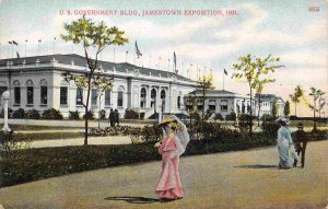 US Government Building Jamestown Exposition 1907 Virginia postcard