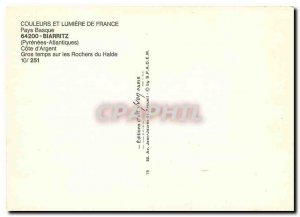 Modern Postcard Biarritz Pyrenees Atlantiques Cote d'Argent