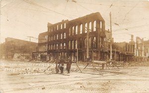 F45/ Dayton Ohio RPPC Postcard 1913 Flood Disaster 3rd Jefferson 12