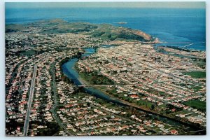 2 Postcards GISBORNE, New Zealand ~ Aerial View & WAIKANAE BEACH 4x6