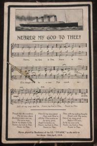 Mint England Picture Postcard PPC SS TITANIC Nearer My God To Thee Hymn