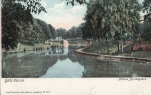 Sweden Gota Canal Kanal Swedish Antique Postcard