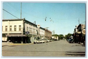 c1960 Business Section Humboldt River Exterior Building Lovelock Nevada Postcard