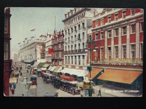 London OXFORD STREET c1930s Postcard by J. Salmon 8170