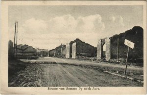 CPA Guerre SOMME-PY nach Aure (25429)