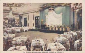 Illinois Chicago The Empire Room At Palmer House Curteich