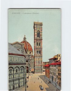 Postcard Campanile (Giotto), Florence, Italy