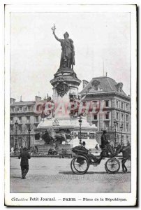 Old Postcard Collection petit Journal Paris Square republic