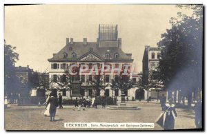 Old Postcard Bonn Rhein Munsterplatz Der Mit Beethoven Denkmal Bethoven