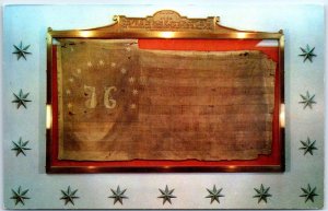 M-62948 Oldest Stars & Stripes Flag In Existence Bennington Historical Museum...