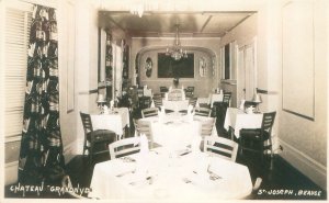 St Joseph de Beauce Canada Le Manoir Hotel, Chateau Grandnyd Dining Room  RPPC