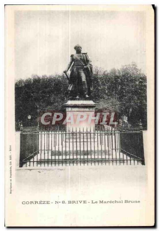Brive - Le Marechal Brune - Old Postcard